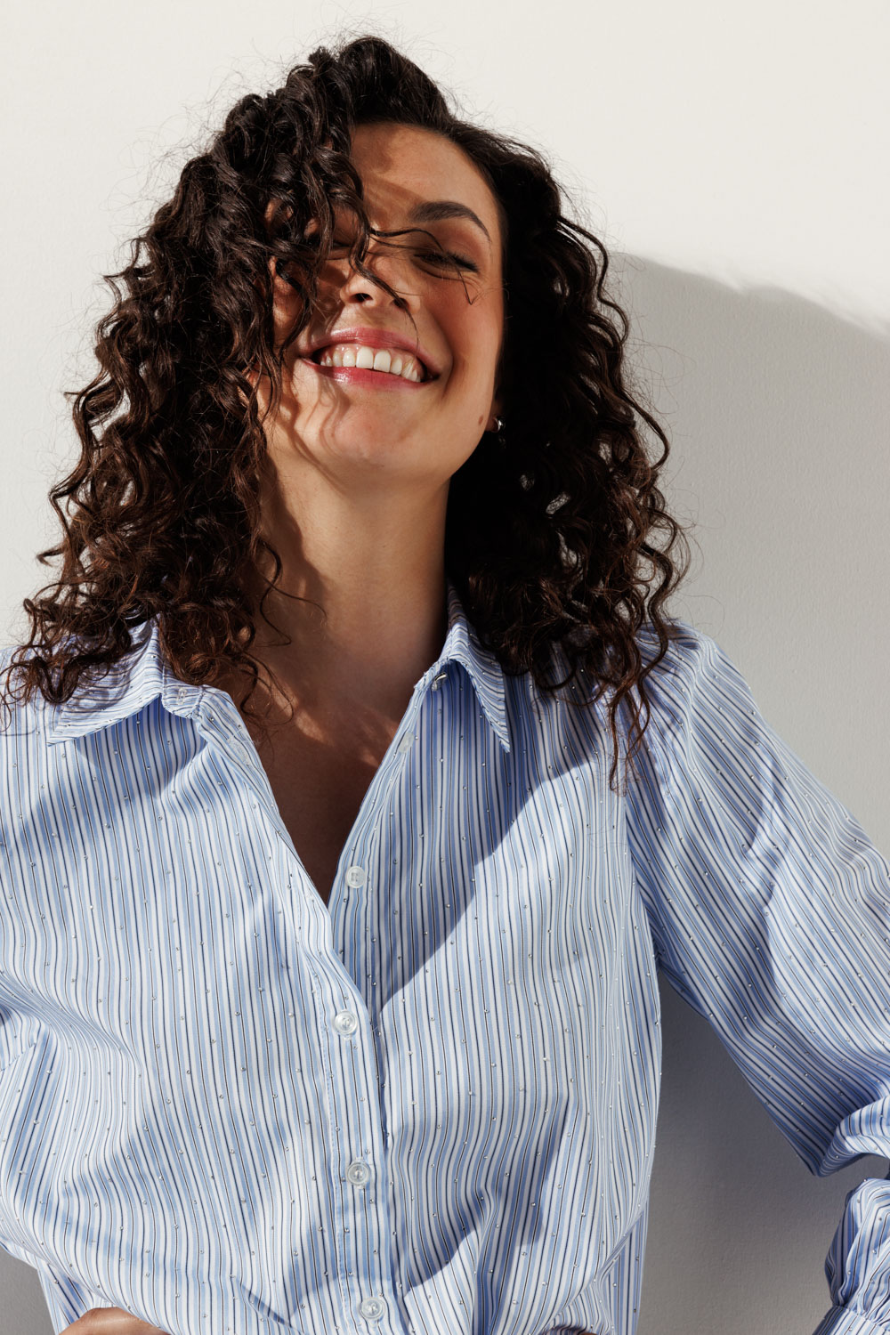 Splash of Color Striped Blouse main image 1